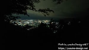 愛宕山から甲府夜景